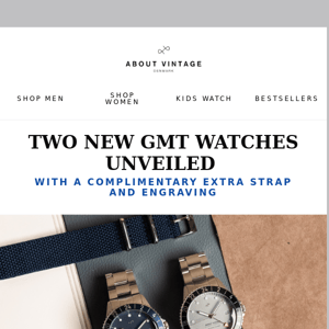 New GMT Watches - Blue and Green/Grey