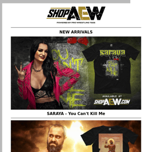 It's Here: Saraya's 1st Official AEW Tee