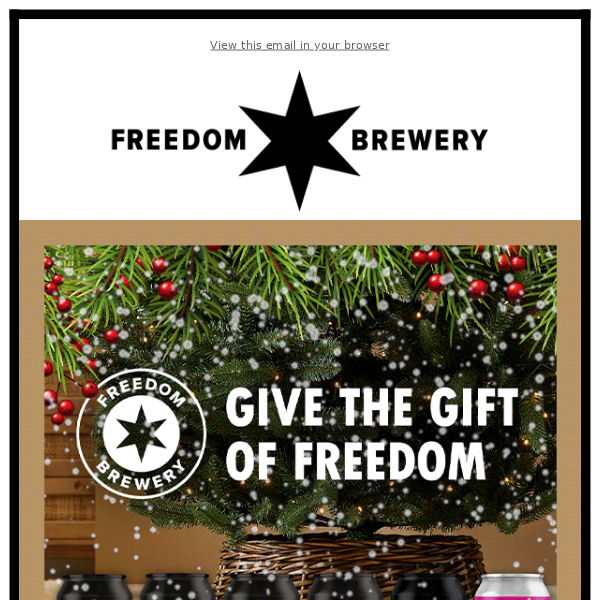 Give the Gift of Freedom 🎄