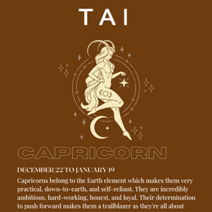 Happy Capricorn Season! ♑