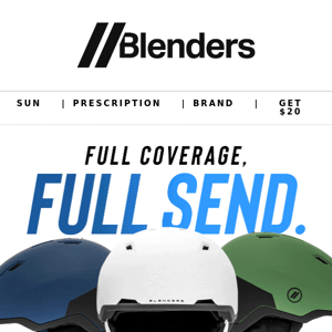 Blenders ‘Dome’ Helmets // Full Coverage. Full Send!