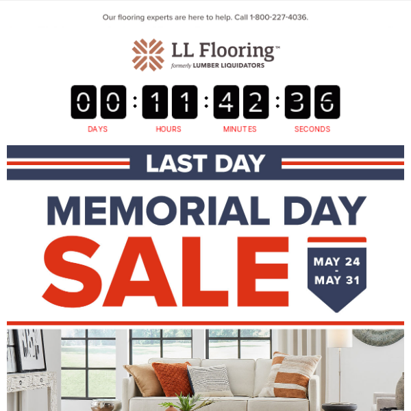 FINAL HOURS | Memorial Day Sale ending soon!