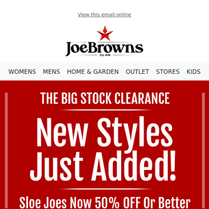 Save On Sloe Joes!