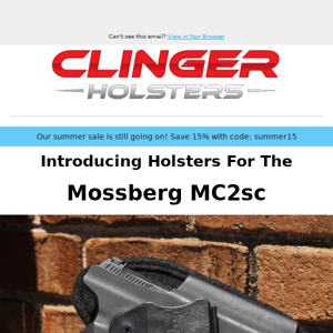 Introducing Our New Mossberg MC2sc Holsters!