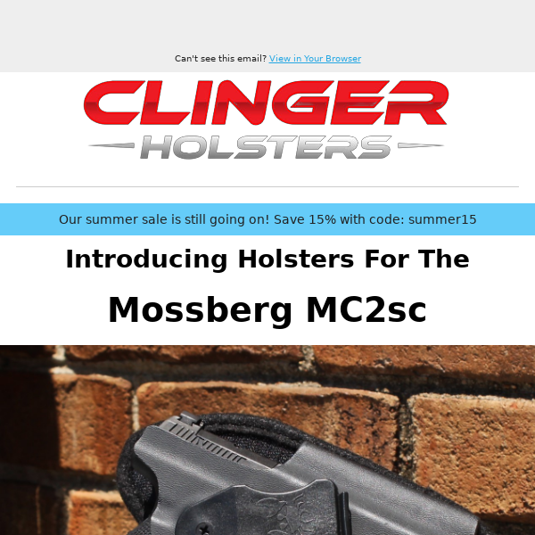 Introducing Our New Mossberg MC2sc Holsters!