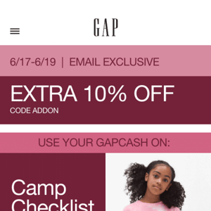 Your FREE GapCash & email-only BONUS end SOON!