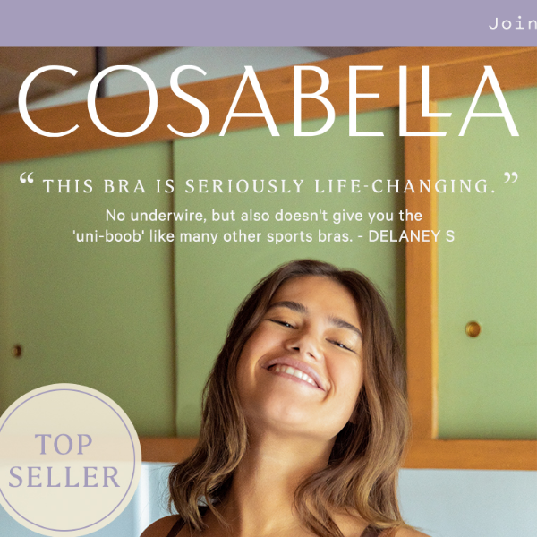 Cosabella's Semi-Annual Sale Has Bras, Lingerie & More Up to 60% Off