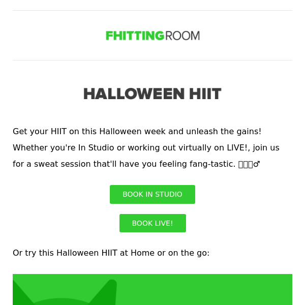 Unleash the Gains with Halloween HIIT 🎃