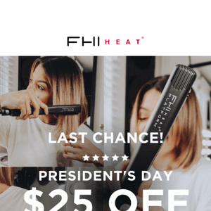 ⚡LAST CHANCE - $25 OFF ALL FLAT IRONS!⚡