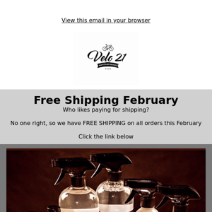 Free Shipping February 📦