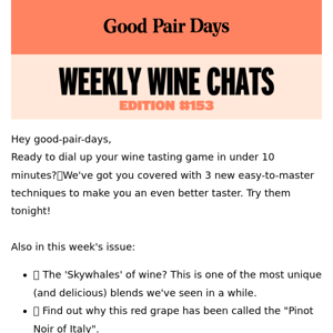 Weekly Wine Chats #153⛱