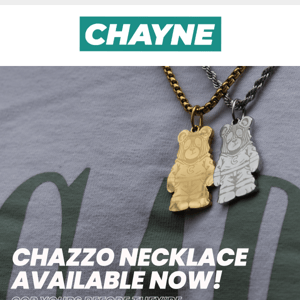 Chazzo necklace available now! 🐻🔥