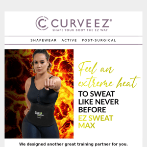 Feel an extreme heat 🔥 to sweat like never before EZ SWEAT MAX