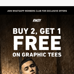 BUY 2 GET 1 FREE