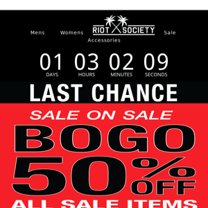 😳Low stock! BOGO 50% off ALL sale items