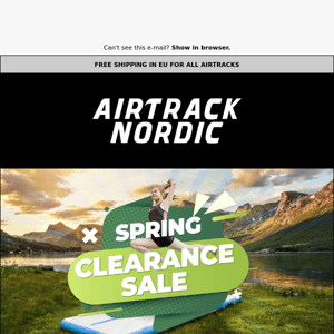 12-Hour Flash Sale: 20% Off AirTracks