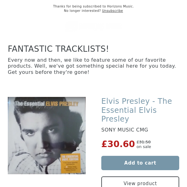 ESSENTIALS! ELVIS PRESLEY / FOO FIGHTERS / MILES DAVIS