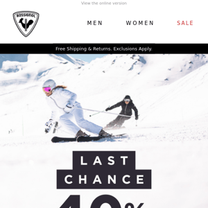 LAST CHANCE: 40% Off Helmets & Poles