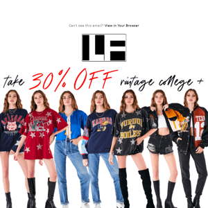 Shop YOUR School at 30% OFF