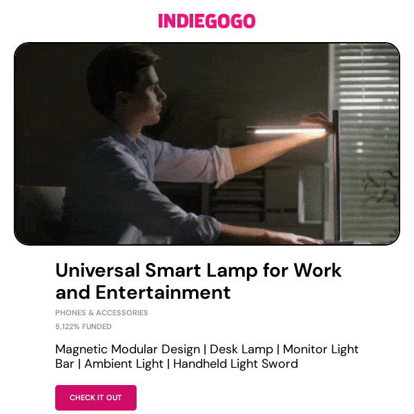 This universal smart lamp adjusts to be the light you need, everywhere you need it