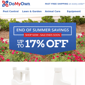 Recommended by Our Pros: End of Summer Savings Up to 17% Off