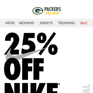 All Nike, All Official, All 25% Off