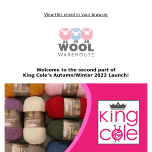 👑  It's arrived! More from King Cole's AW 2022 Collection! 👑