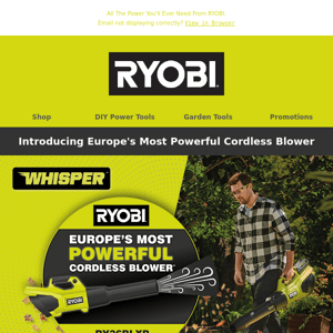 Introducing Europe’s Most Powerful leaf Blower! 🌀