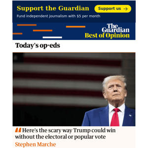 The latest op-eds from the Guardian