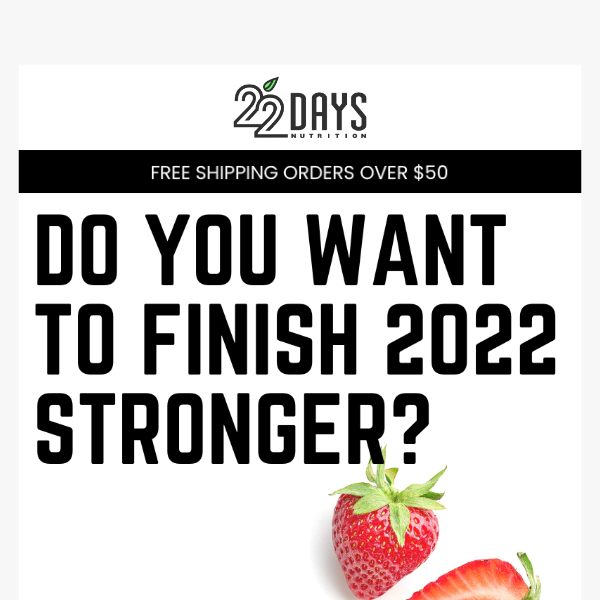 How are you finishing 2022?