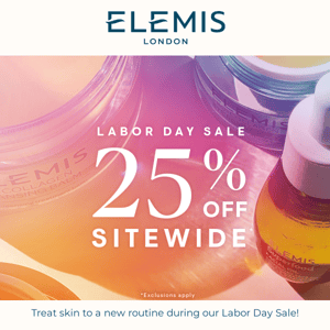 25% OFF Labor Day Sale is HERE 🔔📅 