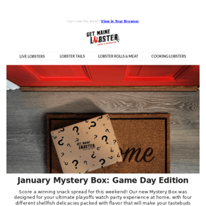 NEW Mystery Box: Game Day Edition