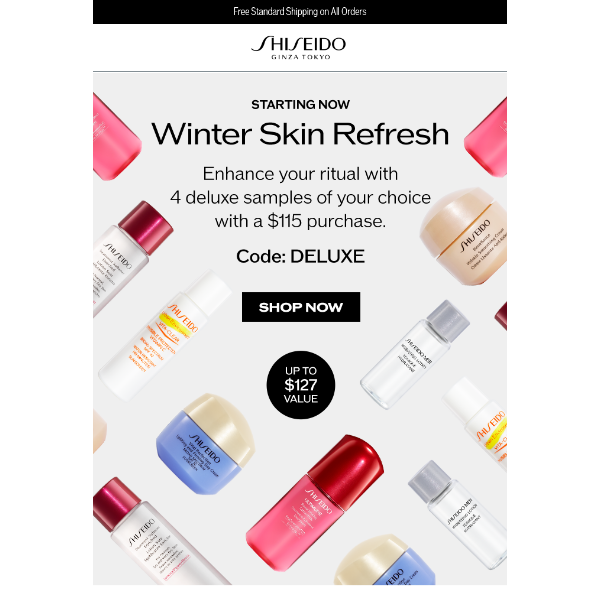 Starts Now: Choose Your Winter Skin Refresh Gift