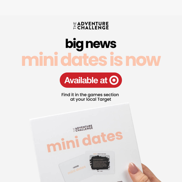 Mini Dates is at Target!