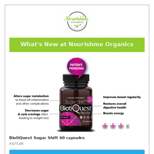 What's New at Nourishme Organics 💚