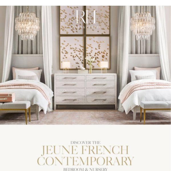 Refined Design. The Jeune French Contemporary Collection.