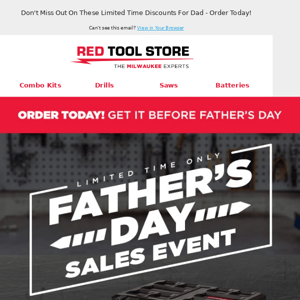 Order Today to Get These Deals Before Father's Day