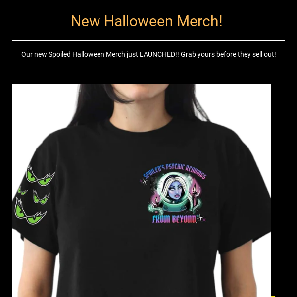 Brand new Halloween merch!