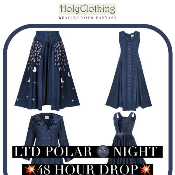 Ltd Polar 🌚 Night 💥48 Hour Drop💥 Holy Clothing