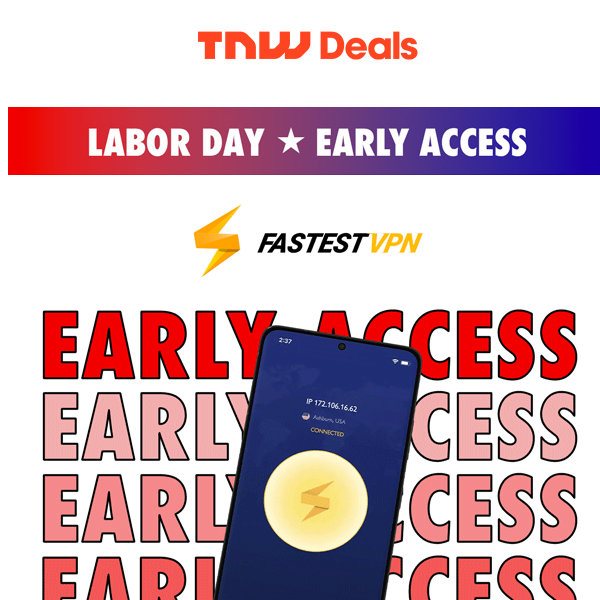 ⚡️ Flash Sale ⚡️ FastestVPN is Price-Dropped to $29.97