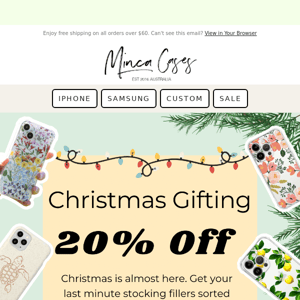 Xmas Gifting 🎅 Take 20% Off 💌