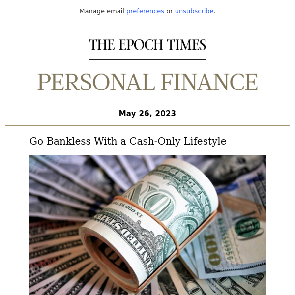 Go Bankless With a Cash-Only Lifestyle