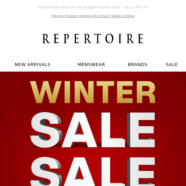 WINTER SALE | Shop By Price