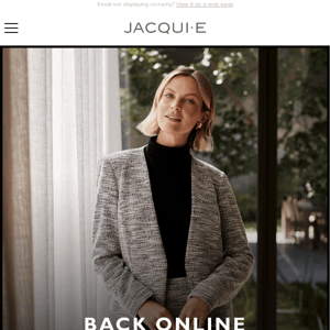 Jacqui E: Winter Fashion Frenzy Is Here, 40% Off Everything