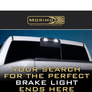 No-Compromise Brake Light Technology 🔆