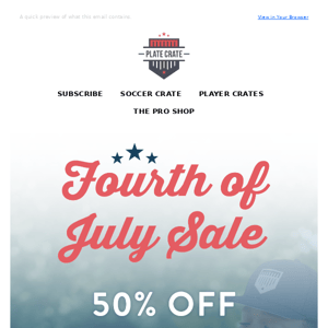 Our 4th of July Sale Starts NOW