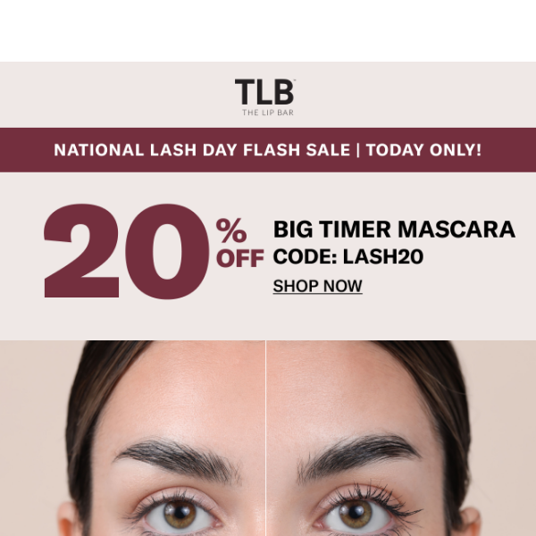 🚨National Lash Day 20% Off Flash Sale🚨