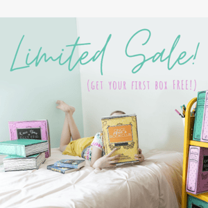 Try your first Middle Grade box for FREE! 💛📚