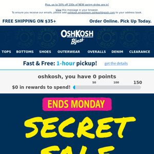 2 DAYS ONLY: It’s a Secret Sale! 🎉