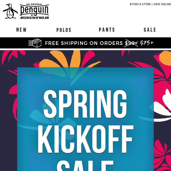 The Spring Kickoff Sale is On…